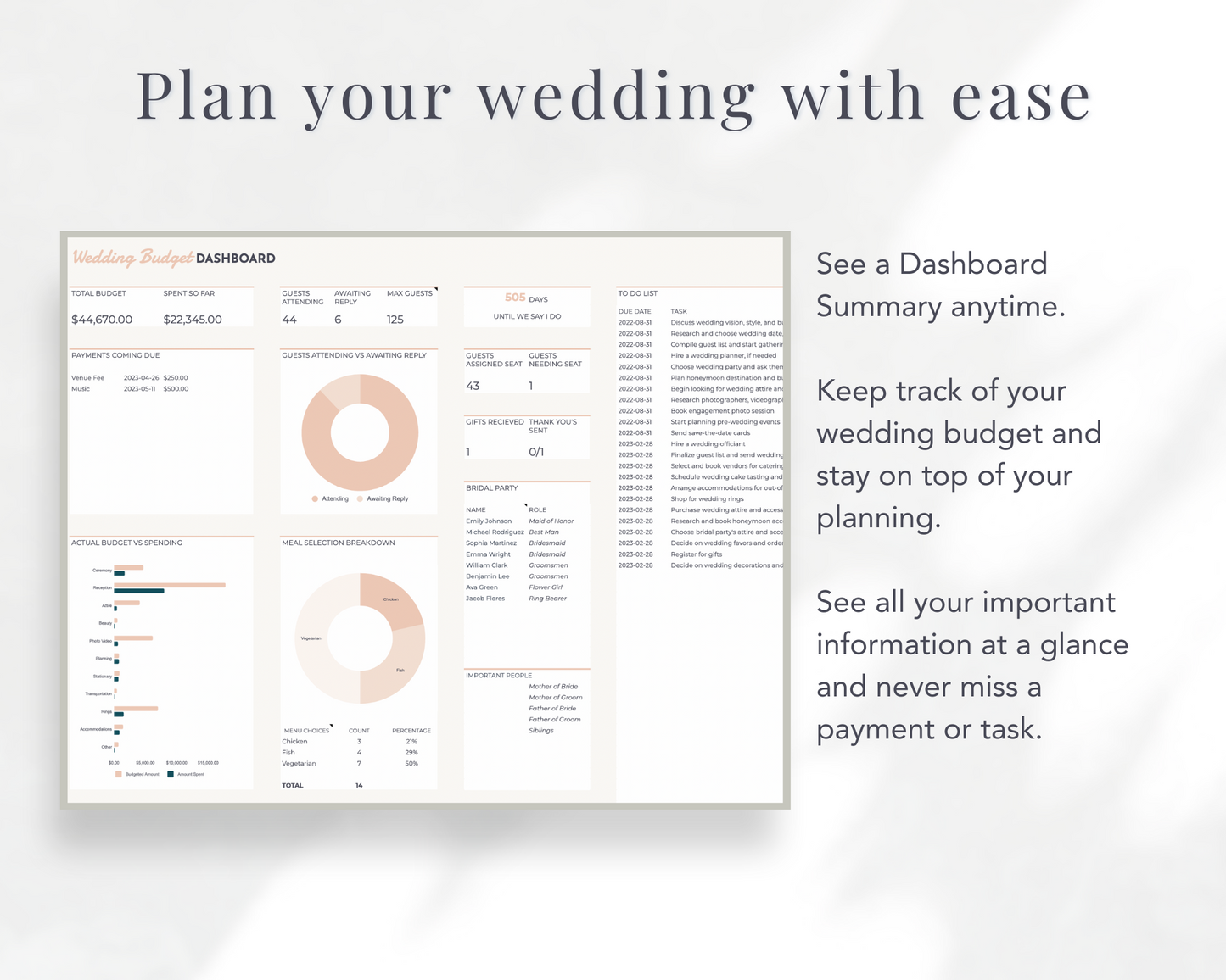 Wedding Budget & Planner