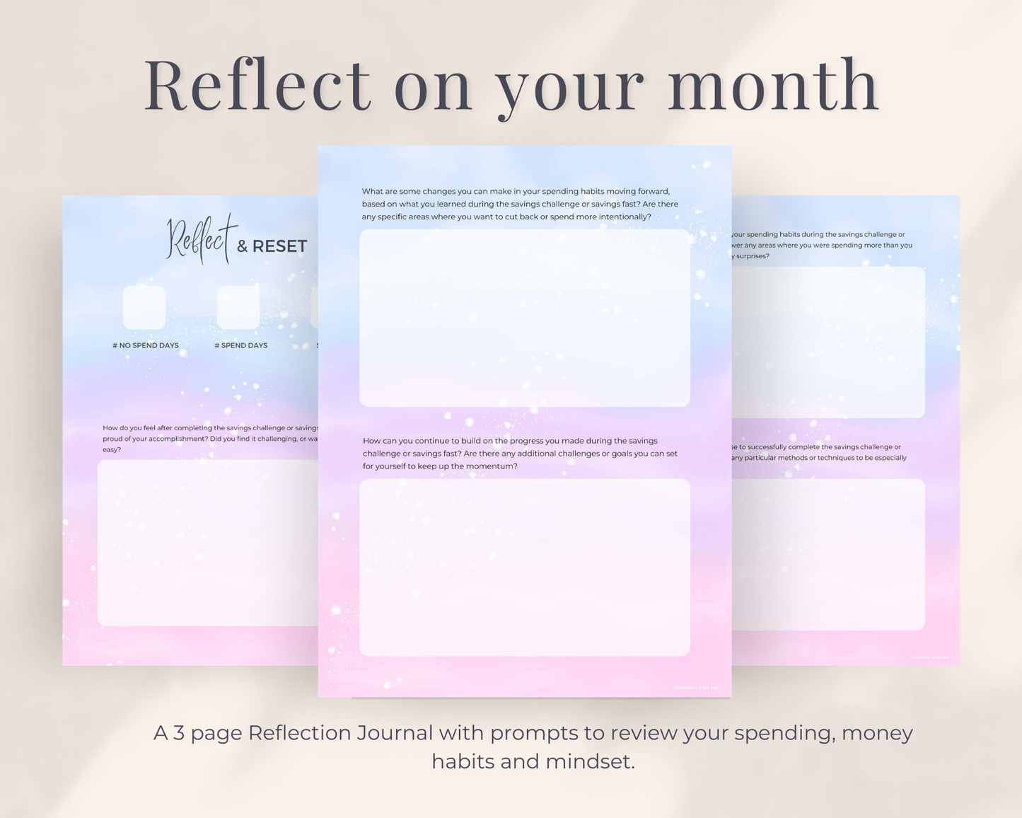 30 Day Saving Challenge Printable