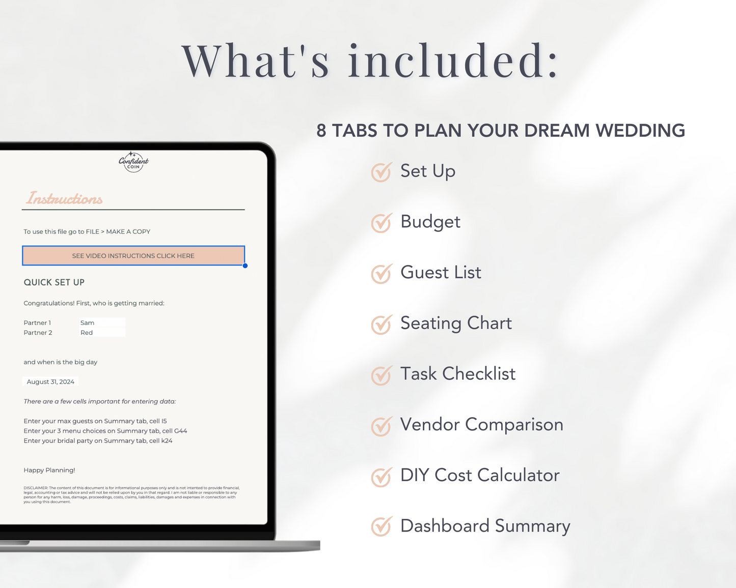 Wedding Budget & Planner