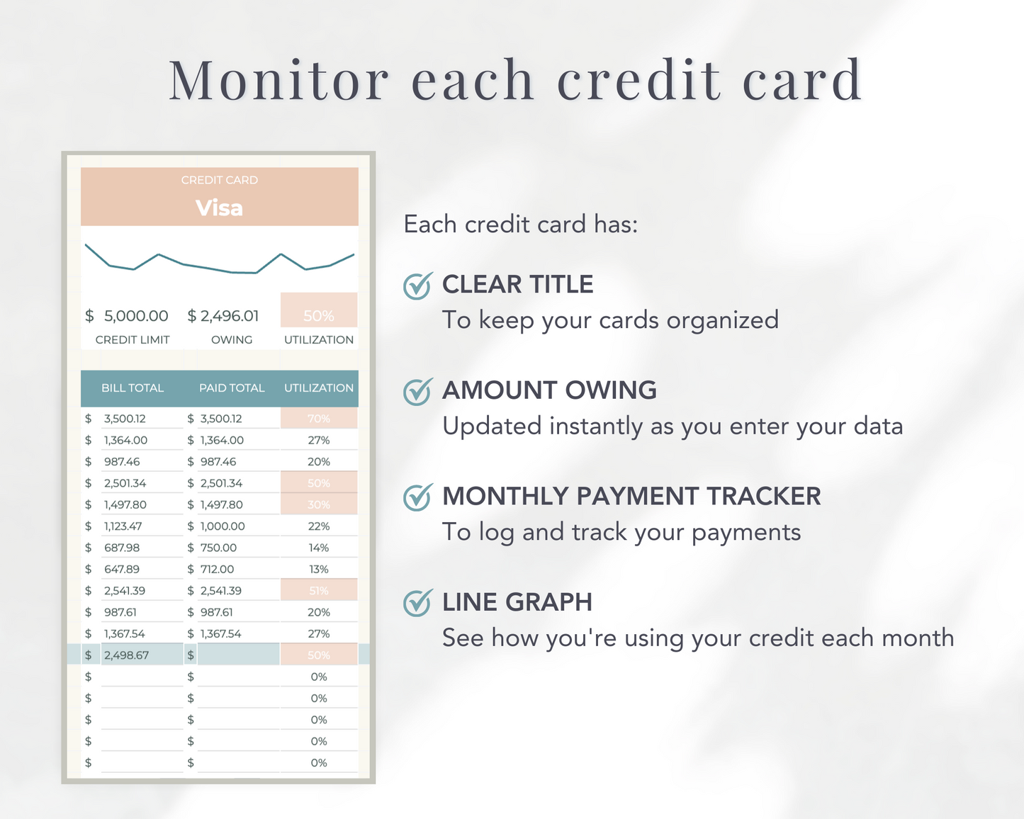 Credit Card Tracker