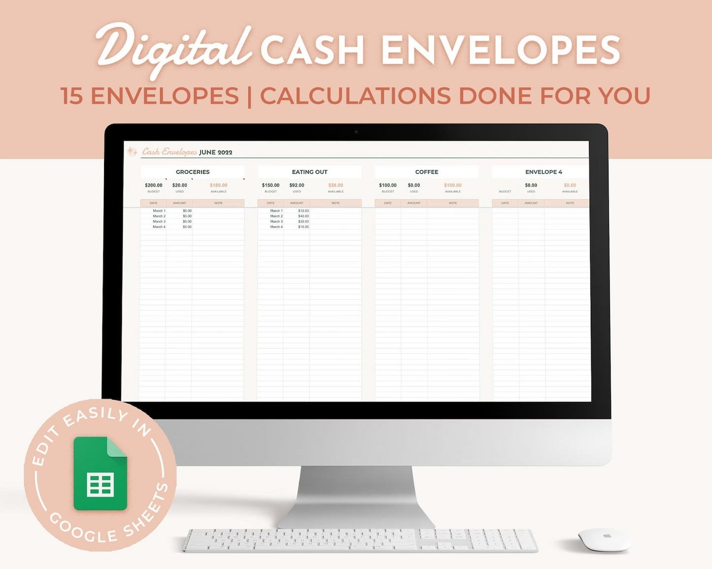 Digital Cash Envelopes
