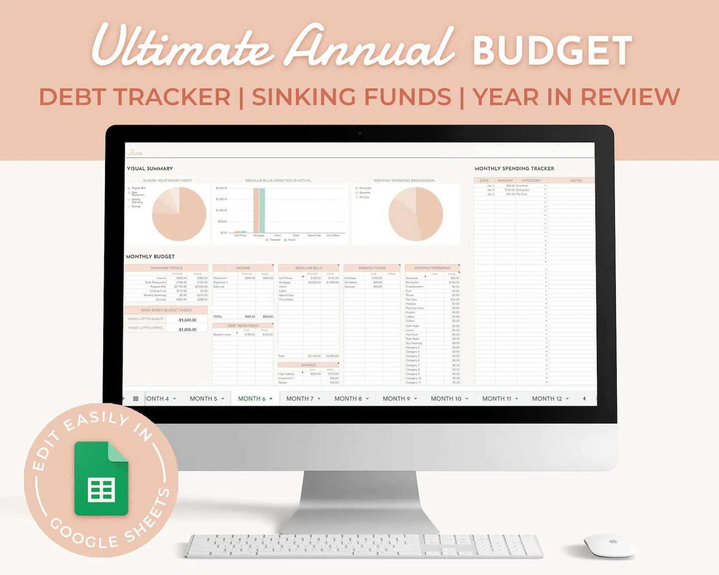 Ultimate Annual Budget Spreadsheet