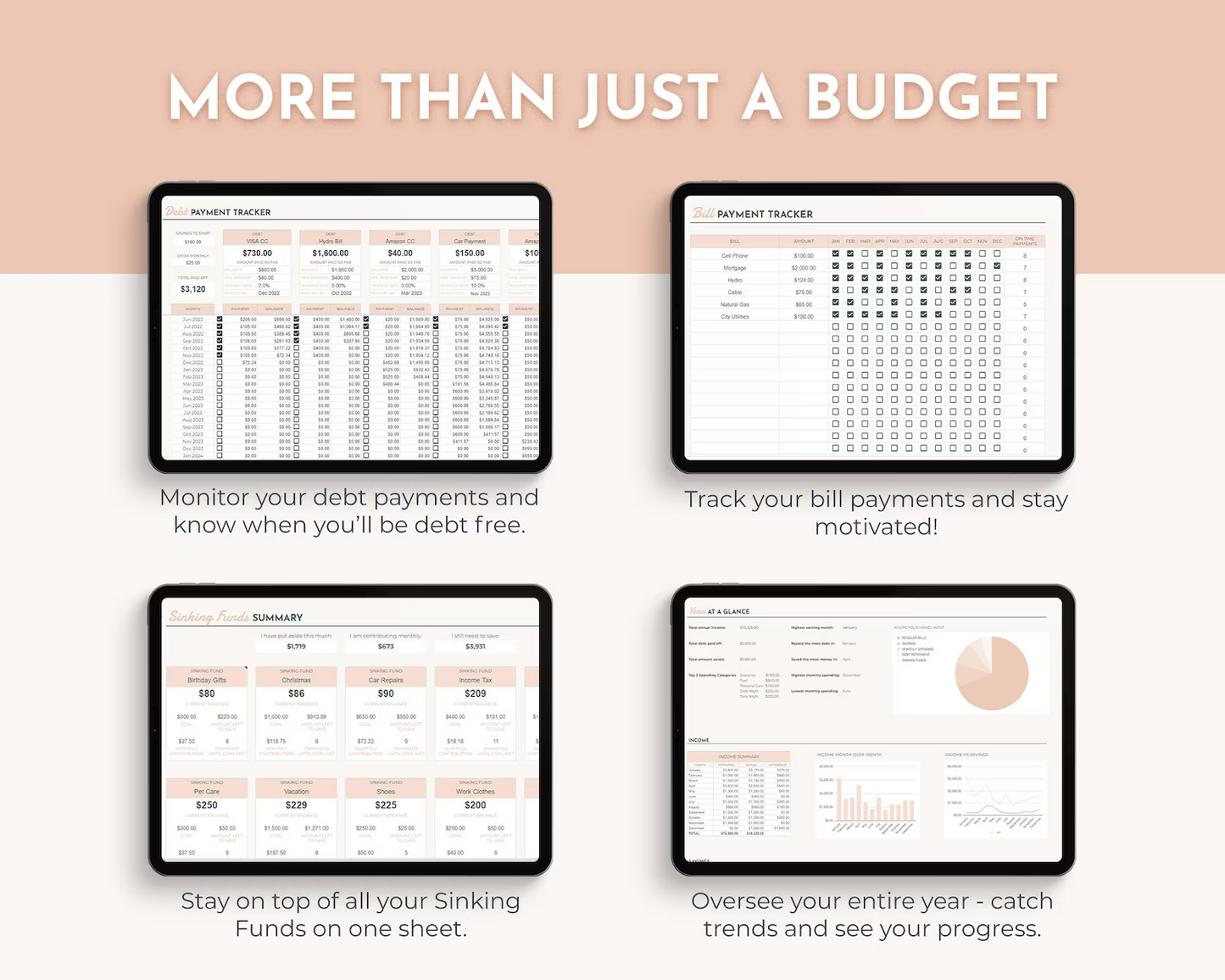 Ultimate Annual Budget Spreadsheet