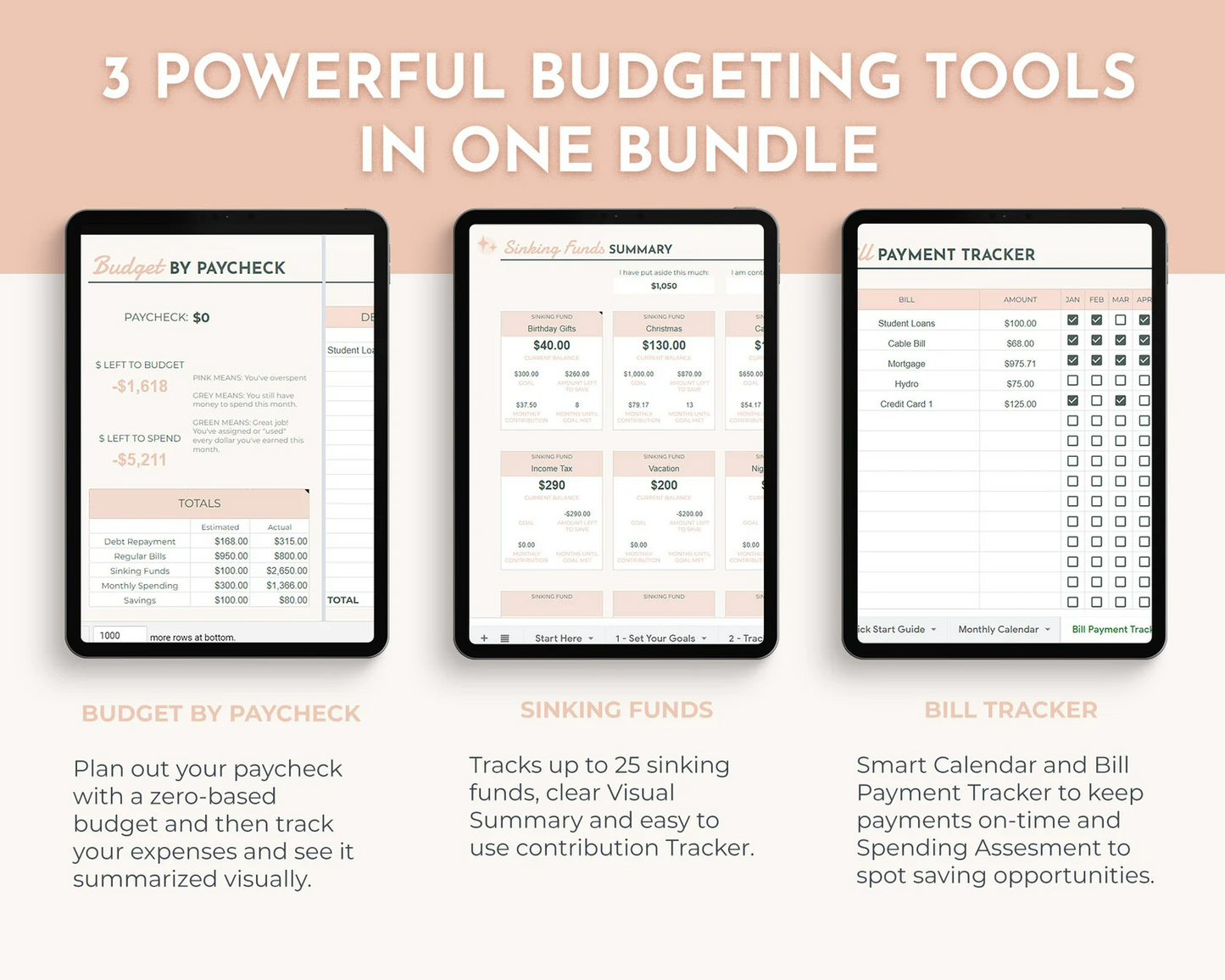 Budget By Paycheck Bundle