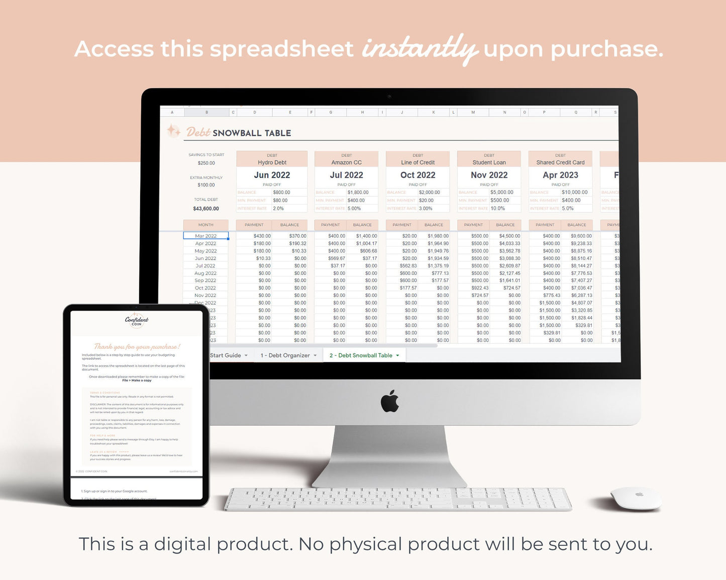 Ultimate Monthly Budget Spreadsheet