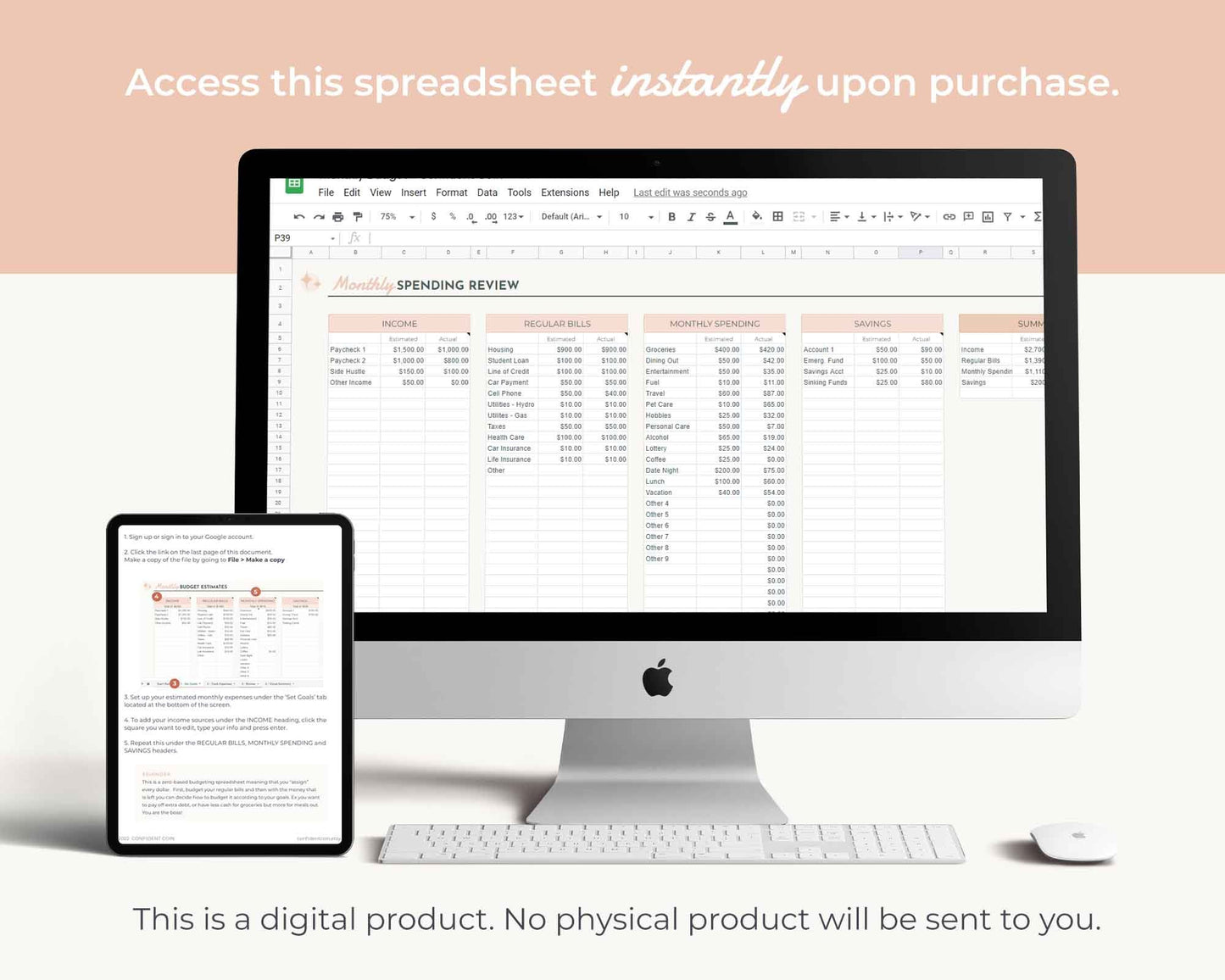 Sinking Funds Spreadsheet