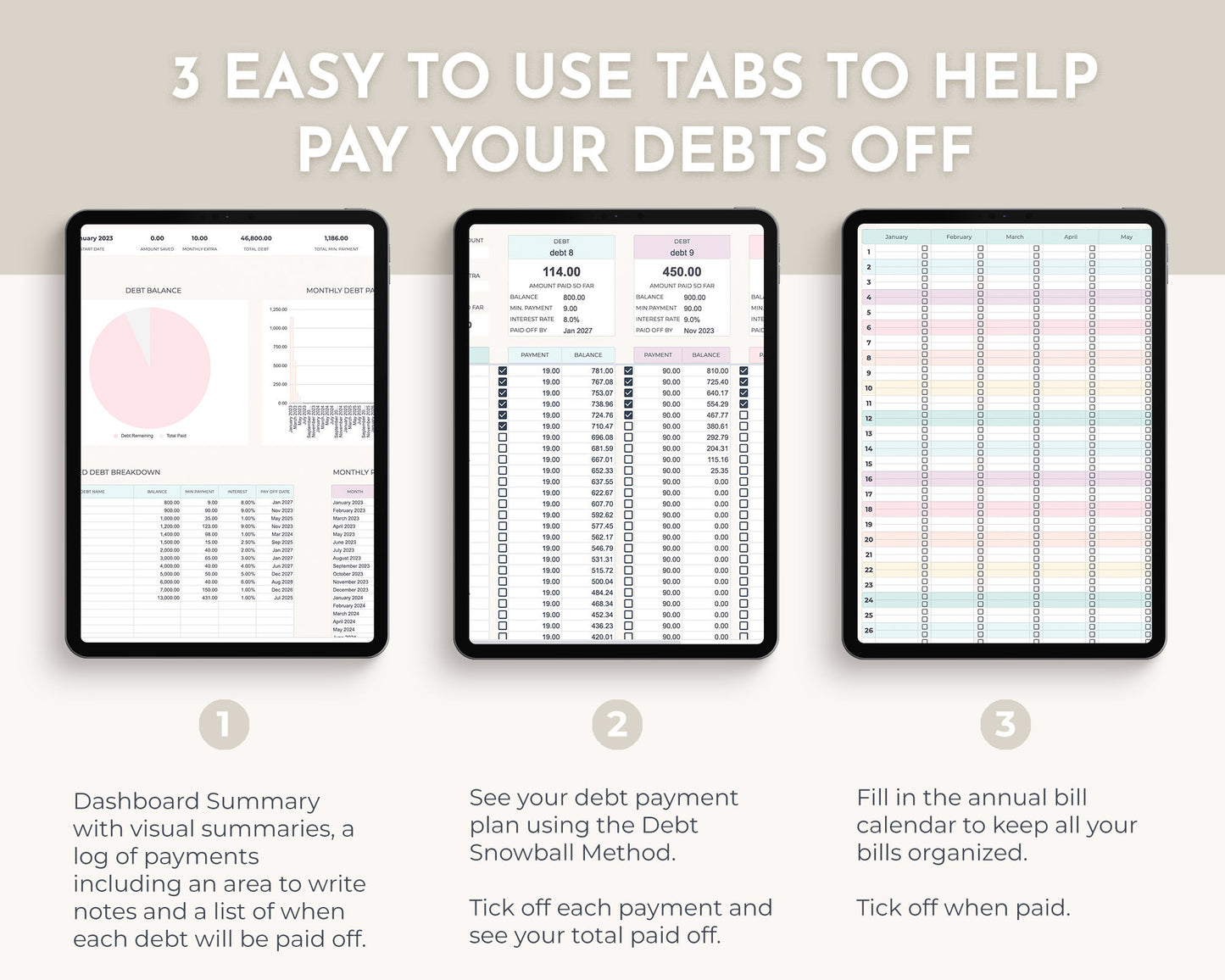 Debt Payoff Tracker Spreadsheet
