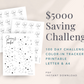 $5000 Saving Challenge Printable