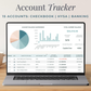 Bank Account Tracker Google Sheets & Excel Budget Template