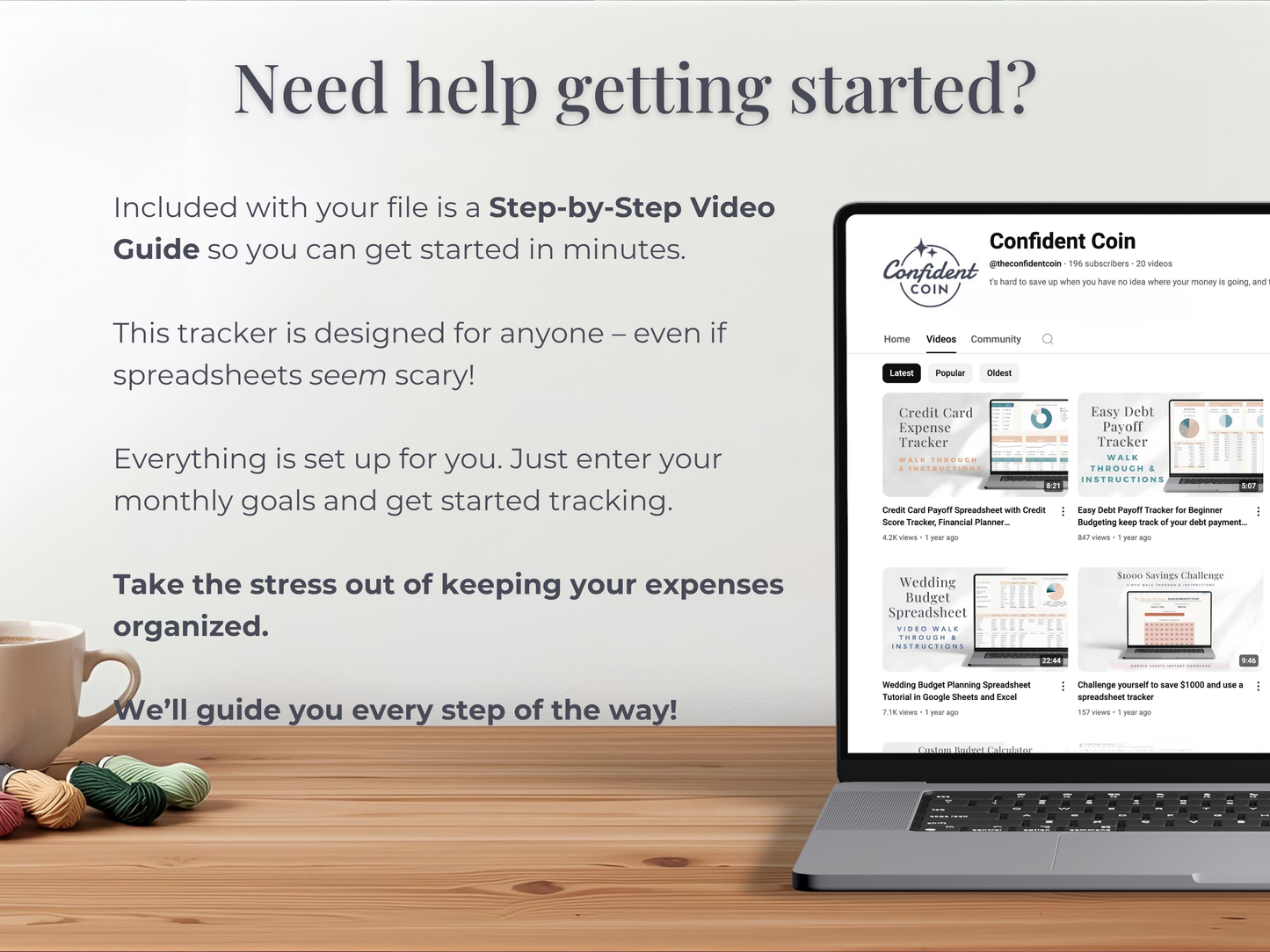 Cross Stitch Spending Tracker Personal Finance Spreadsheet for Google Sheets