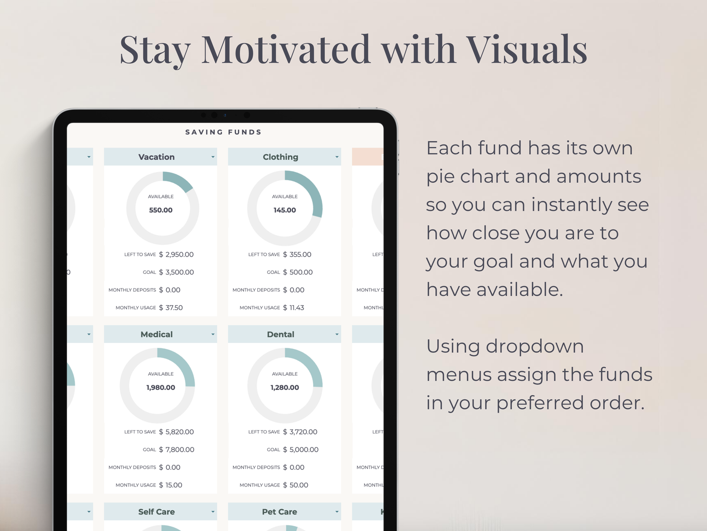 Savings Challenge Spreadsheet for Google Sheets