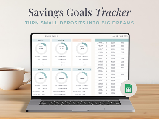 Savings Challenge Spreadsheet for Google Sheets