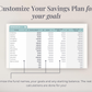 Savings Challenge Spreadsheet for Google Sheets