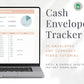 Cash Envelope Spending Tracker (Blue)