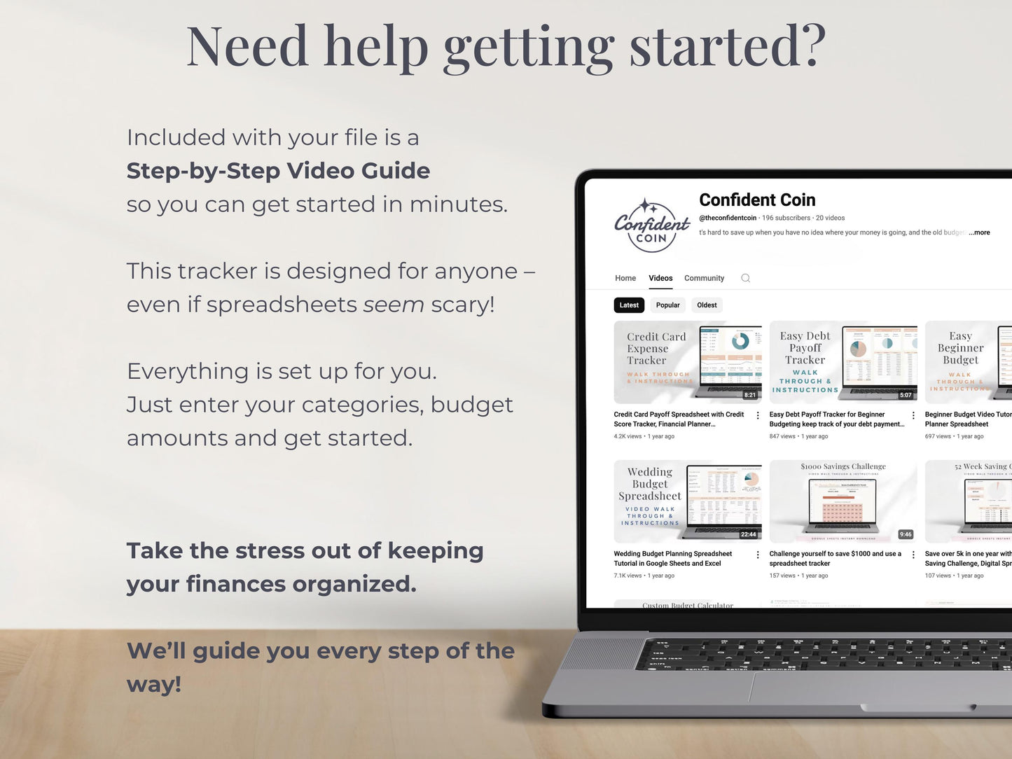 Simple Budget Planner with Multiple Accounts for Google Sheets & Excel