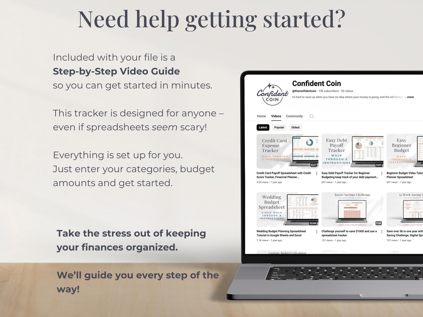 Annual Budget Planner & Account Tracker Spreadsheet for Google Sheets