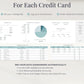 Credit Card Tracker Template for Google Sheets