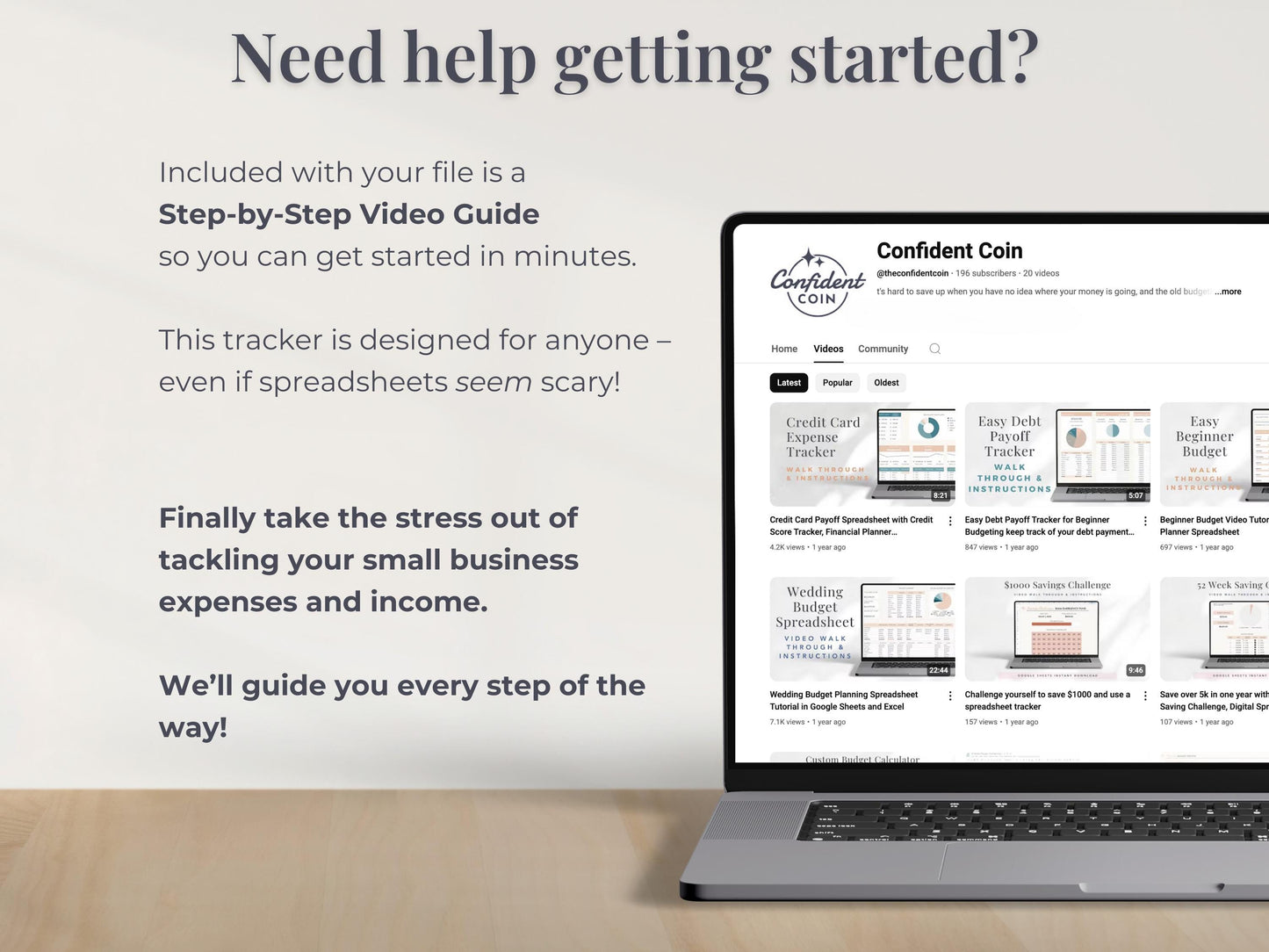 Easy Bookkeeping Template for Small Business