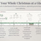 Holiday Budget + Gift Tracker for Google Sheets & Excel