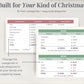 Christmas Budget Spreadsheet for Google Sheets & Excel