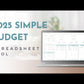Simple Budget Planner with Multiple Accounts for Google Sheets & Excel