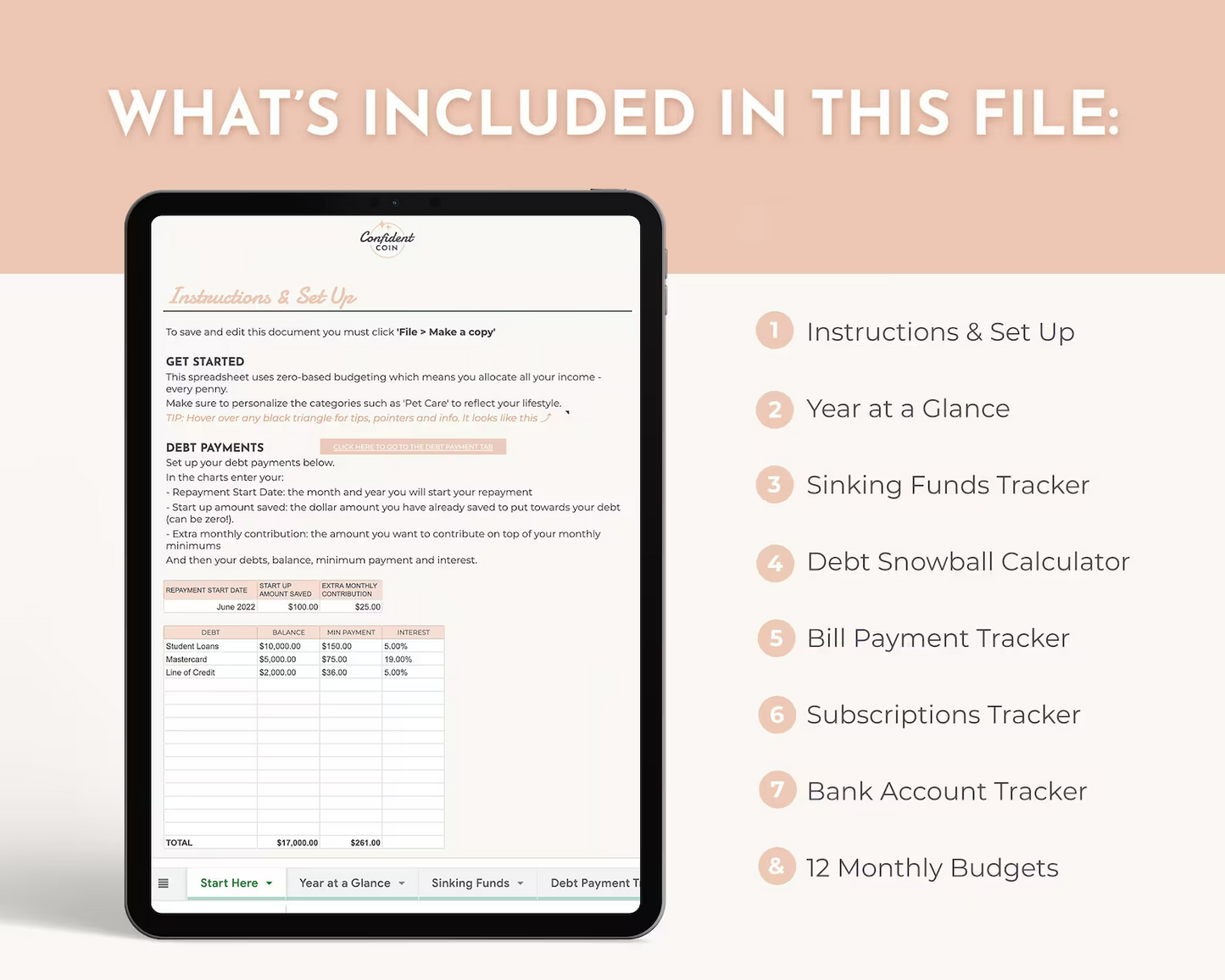 Bi-Weekly Annual Budget Tracker