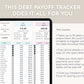 Debt Payoff Tracker Spreadsheet